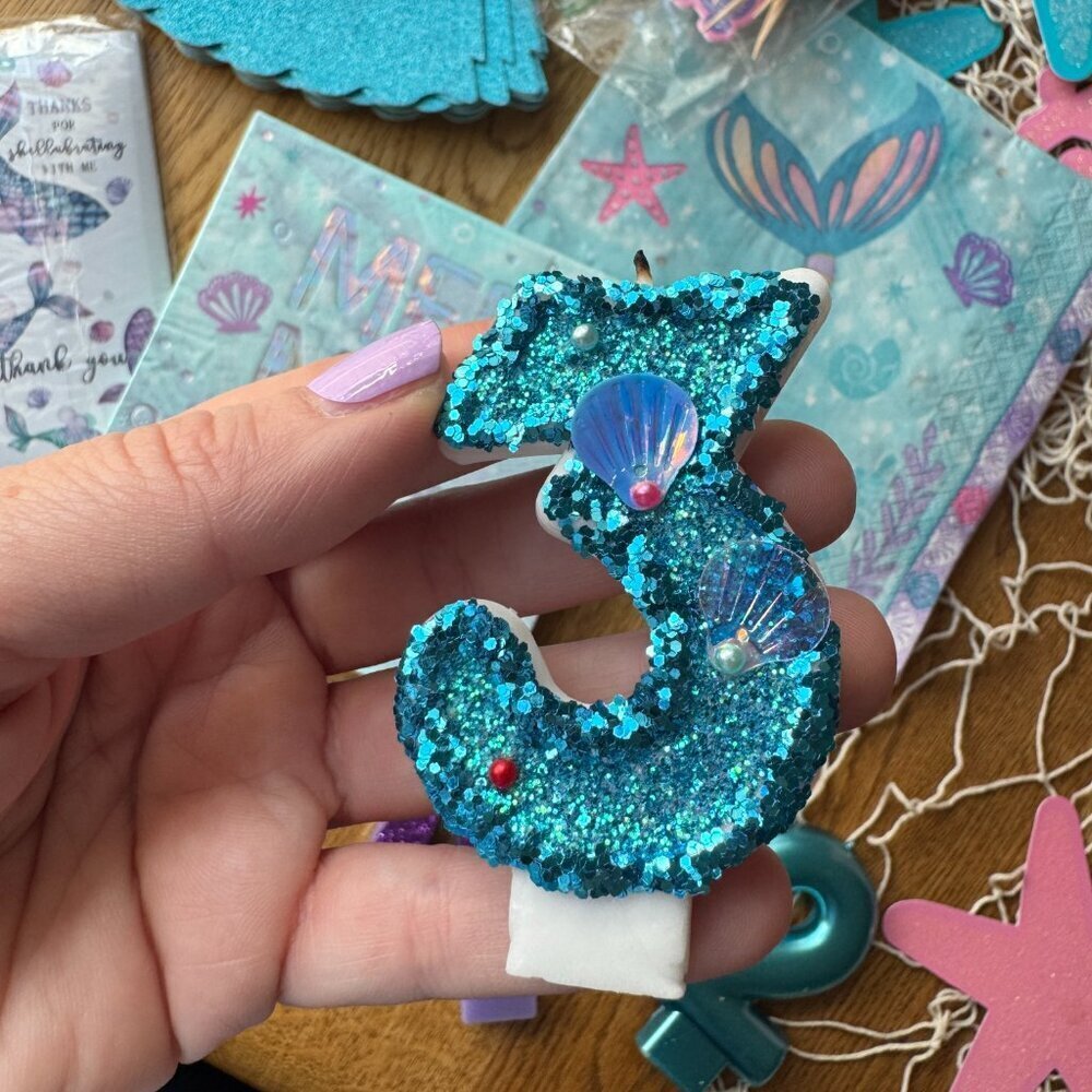Mermaid Birthday Party Supply Lot - Picture 11 of 15